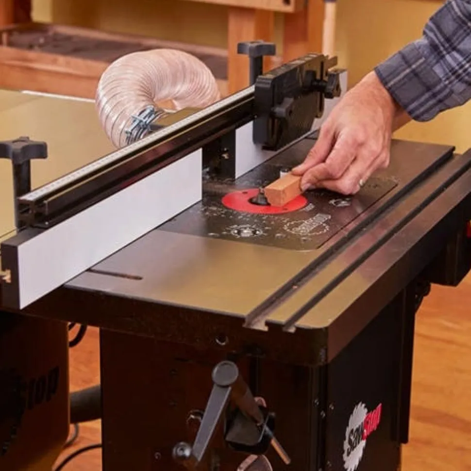 SawStop Table Saws SawStop 27" In-Line Cast Router Table Assembly for PCS Table Saws RT-TGP RT-TGP