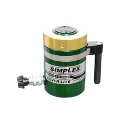 Simplex Aluminum 50 Ton Hydraulic 2" Single Acting Cylinder Locknut RAL502