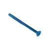 Simpson Strong-Tie 3/16" x 1-1/4" Hex-Head Titen 2 Concrete & Masonry Screw, Blue TTN2-18114H