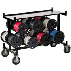 Southwire Wire Wagon 14 Spool Conduit & Wire Cart with Worktop WW-510