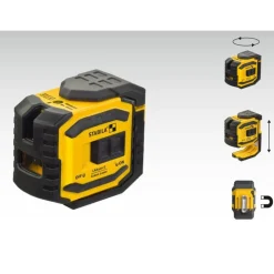Stabila LAX 300G Crosslines & Green Dot Laser Level Tool Set 03185