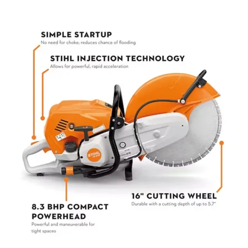 STIHL 16" Cutquick Concrete Cut-Off Saw 102CC Gas Engine TS 910i