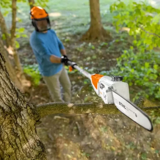 STIHL 10 in. 36 V Battery Pole Pruner Tool Only w/ AK 20 battery and AL 101 charger HTA 50 10