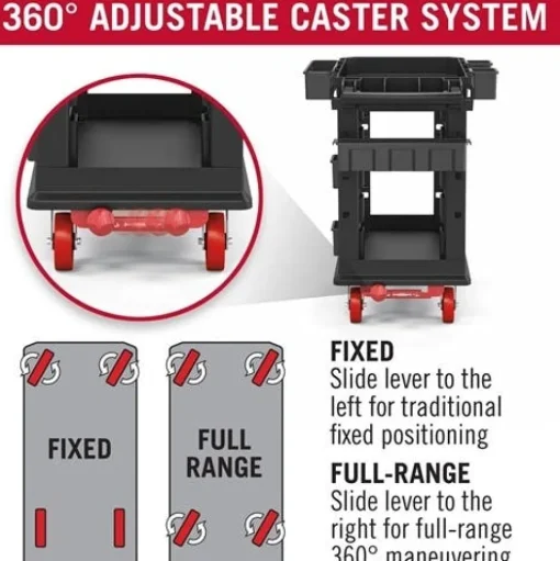 Suncast 26.5" X 48.78" - Heavy Duty Utility Cart PUCHD2645