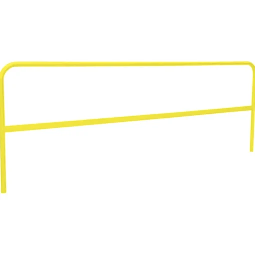 Tie Down 7-1/2' Yellow Post HSLA Steel Guardrail 70759