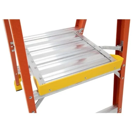 Werner 10' Fiberglass Podium Ladder 4' Platform Type IA PD6204