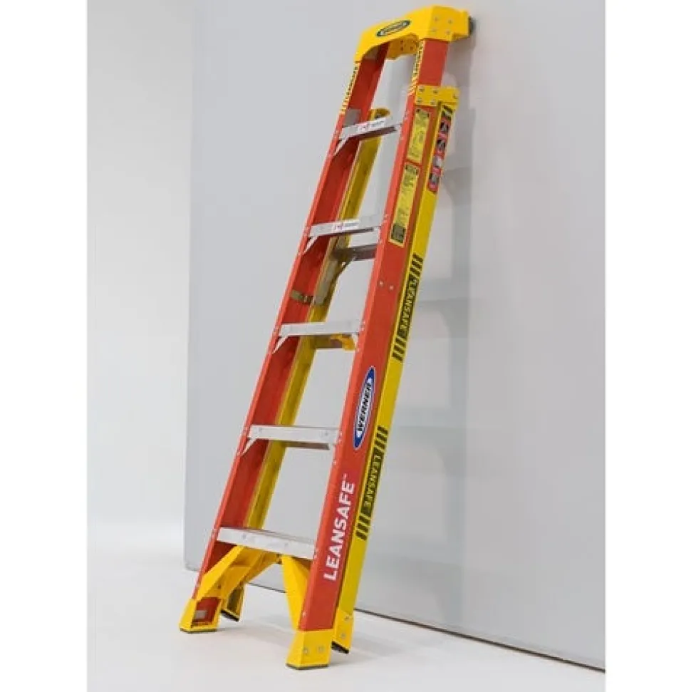 Werner 6' LeanSafe Type IA Fiberglass Leaning Ladder L6206