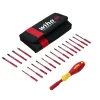 Wiha 19 Piece Insulated Softfinish Slimline Blade Set 28398